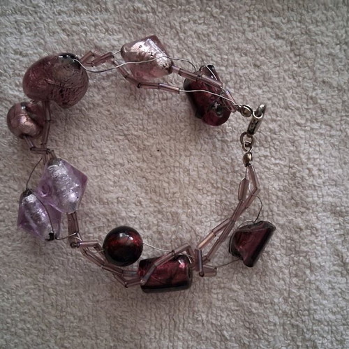 Bracelet purple, lightly used