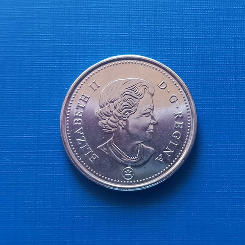 Canada 25 Cents 2022 coin like new
