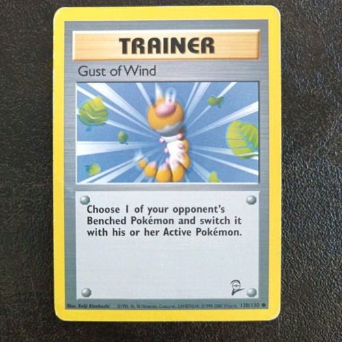 Pokémon card trainer Gust of Wind 120/130 like new
