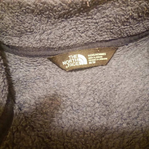 The North Face Gordon Lyons fleece half zip medium used, grey and blue