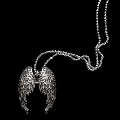 Angel Wings Y2K pendant new, gray