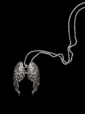 Angel Wings Y2K pendant new, gray