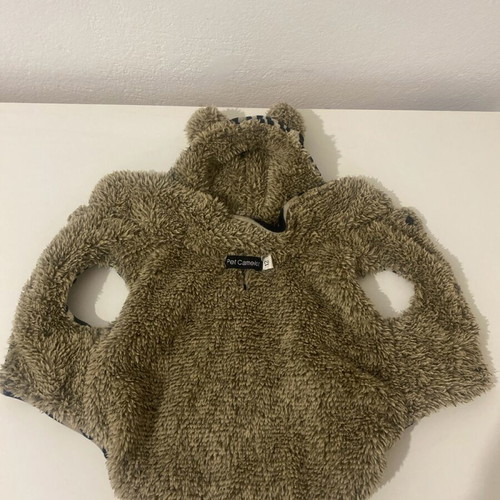 Handmade velvet dog jacket like new