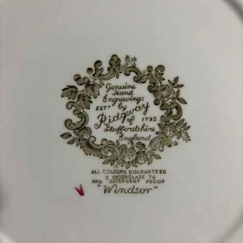 Ridgways Windsor Green Staffordshire China Vintage Serving Set new