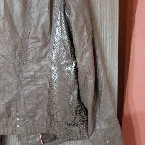Bonita faux leather jacket size 44 like new, brown