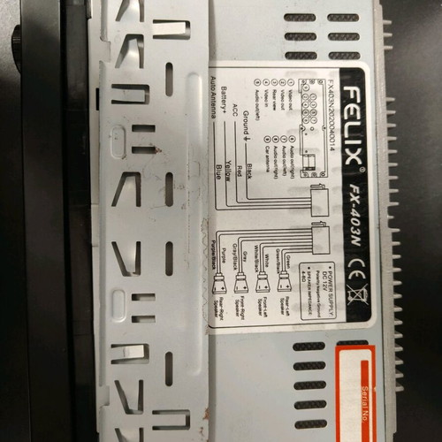 Felix car stereo used with Bluetooth and display
