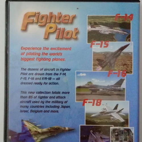 Fighter Pilot videogame used, without manual, PC