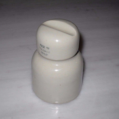 Porcelain insulator for telegraph/telephone 1969 used