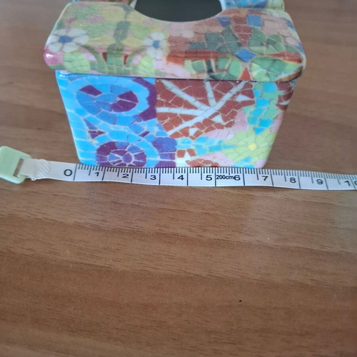 Ceramic ashtray Art Trencadis Barcelona like new