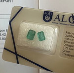 Emerald gemstones 1.71 ct natural octagon cut