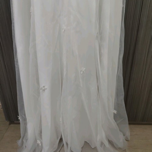 Wedding dress new romantic style with embroidery, tulle and lace, size 38/40