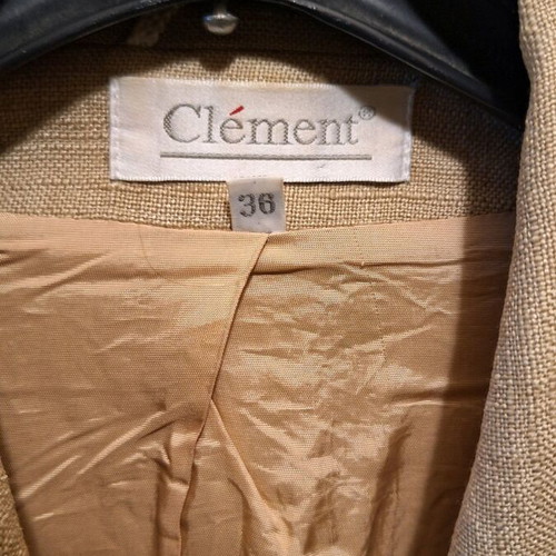 Clement beige silk jacket like new