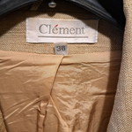 Clement beige silk jacket like new