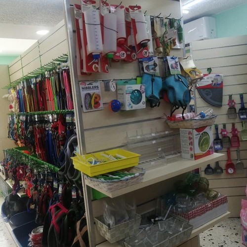 Wooden Gondolas like new, heavy type with shelves and slat display
