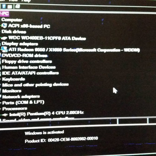Asus Radeon 9950 128MB AGP graphics card used with artifacts