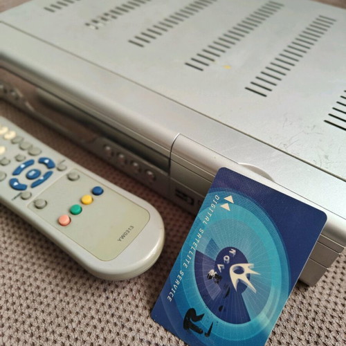 Heacker satellite receiver used