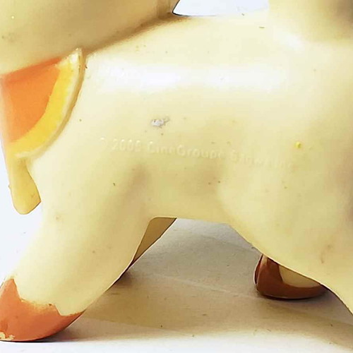 Sagwa plastic figure used with scratches and marks