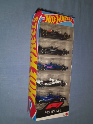 Hot Wheels Formula 1 σετ πέντε καινούργια μεταλλικά αυτοκινητάκια
