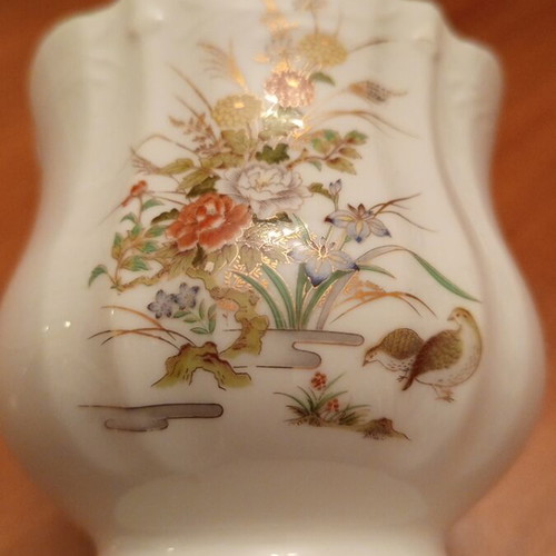 Vintage Chinese Jingdezhen Porcelain Vase, 10cm, mint condition