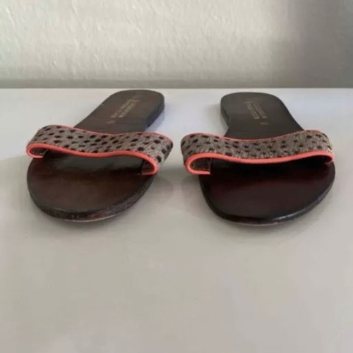 Polo Greenwich Club leather slippers used, size 40