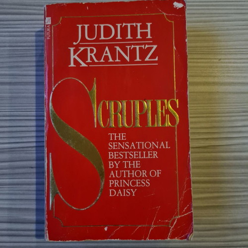 Book Scruples used, Judith Krantz, 1982