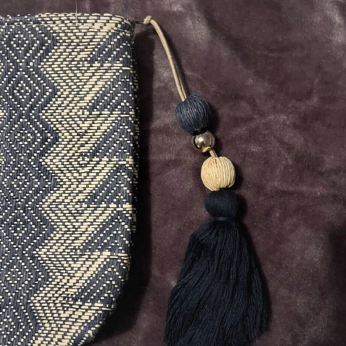 Fullah Sugah blue clutch bag like new