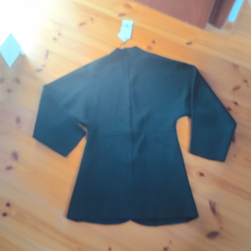 Zara knit long blazer black size large new with tags