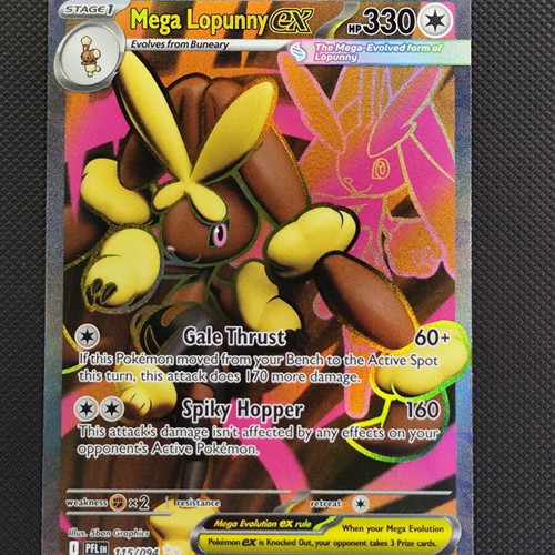 Pokemon Card Mega Lopunny Ex 115/094 new