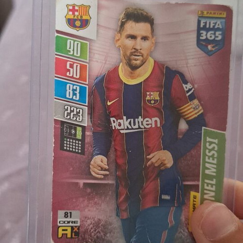 Messi rare card from season 20-21 like new