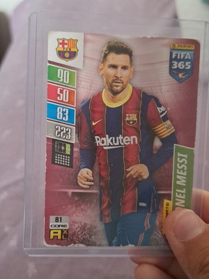 Messi σπάνια κάρτα από σεζόν 20-21 σαν καινούργια