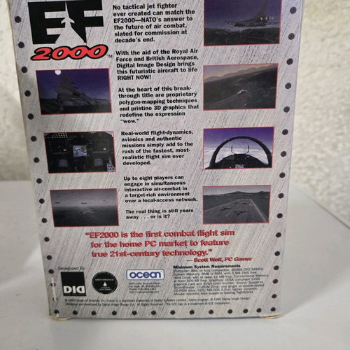 EF2000 PC Big Box used, English