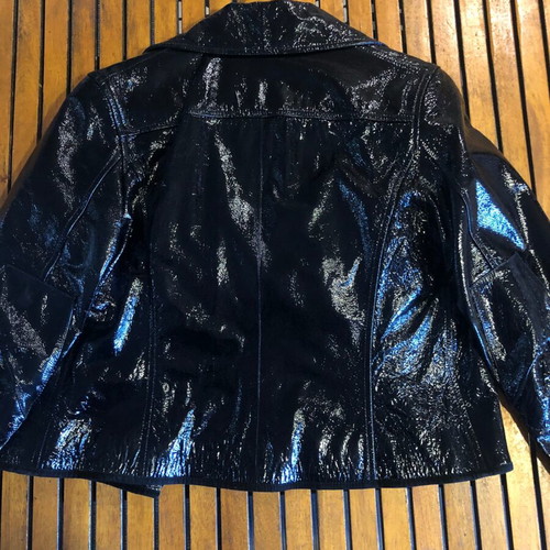 Unisex Guy Laroche leather jacket black, like new, size M