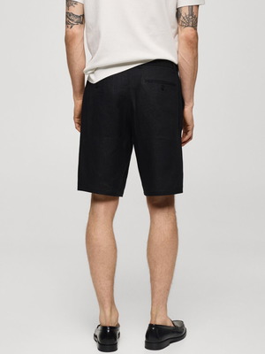 Βερμούδα Shorts βαμβακερή slim fit μέγεθος 42 μαύρη καινούργια
