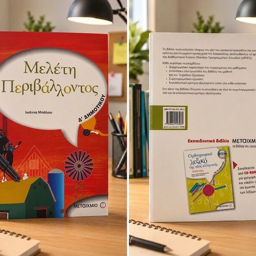 Environmental Studies 4th Grade Textbook like new, Greek