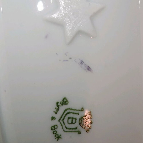 Beyer & Bock collector plate like new, porcelain with fish