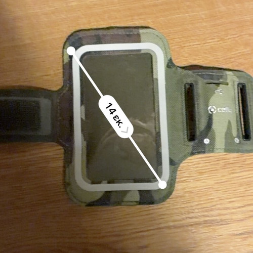 Mobile armband case used for running, fits phones up to 6.1 inches