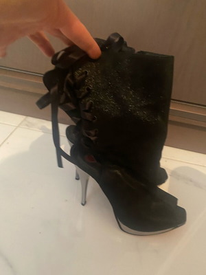 Artisti Romani black sandal boot style new, size 39
