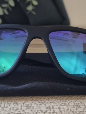 True Religion sunglasses new with blue green mirror lenses