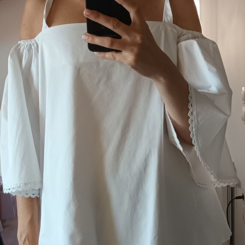 Salt & Soul blouse like new, white, size S