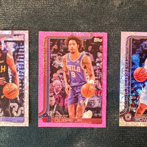 NBA Topps 2025-2026 cards 3 inserts like new