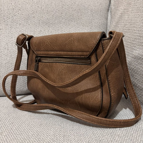 Women's Vintage Crossbody Bag Camel New