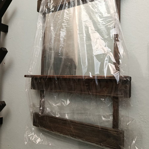 Wooden handmade mirror, unique artist design