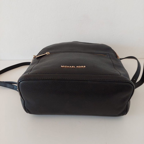 Michael Kors leather backpack used, medium size, black