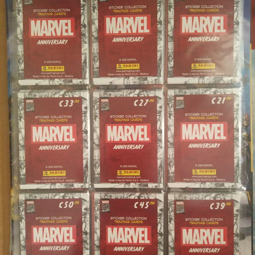 Panini Marvel 80 Years Anniversary албум нов с 192 стикера и 50 карти