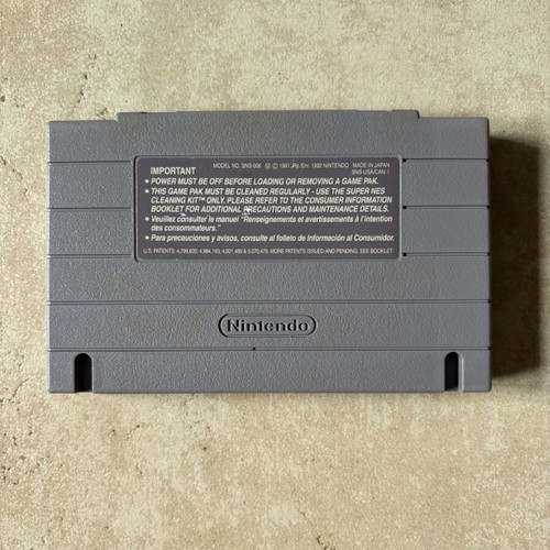 Super Empire Strikes Back JVC Super Nintendo SNES game, American