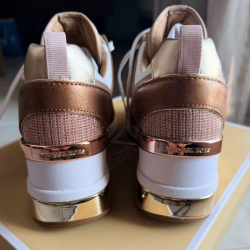 Michael Kors sneakers size 37, brown and gold