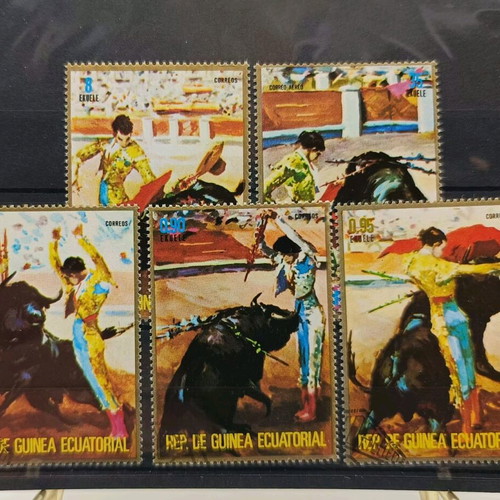Lotto of 10 foreign miniature stamp series new