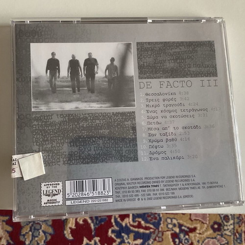 De Facto 3 CD used set