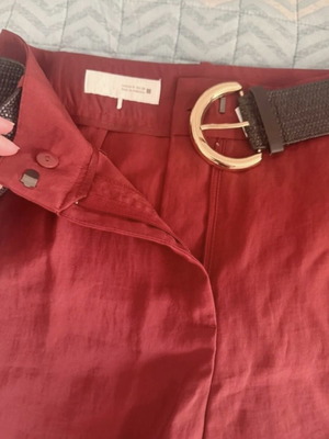 Zara bermuda shorts, red