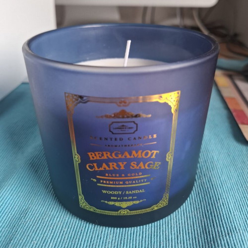 Lawrence Grey Bergamot Clary Sage scented candle 300g new